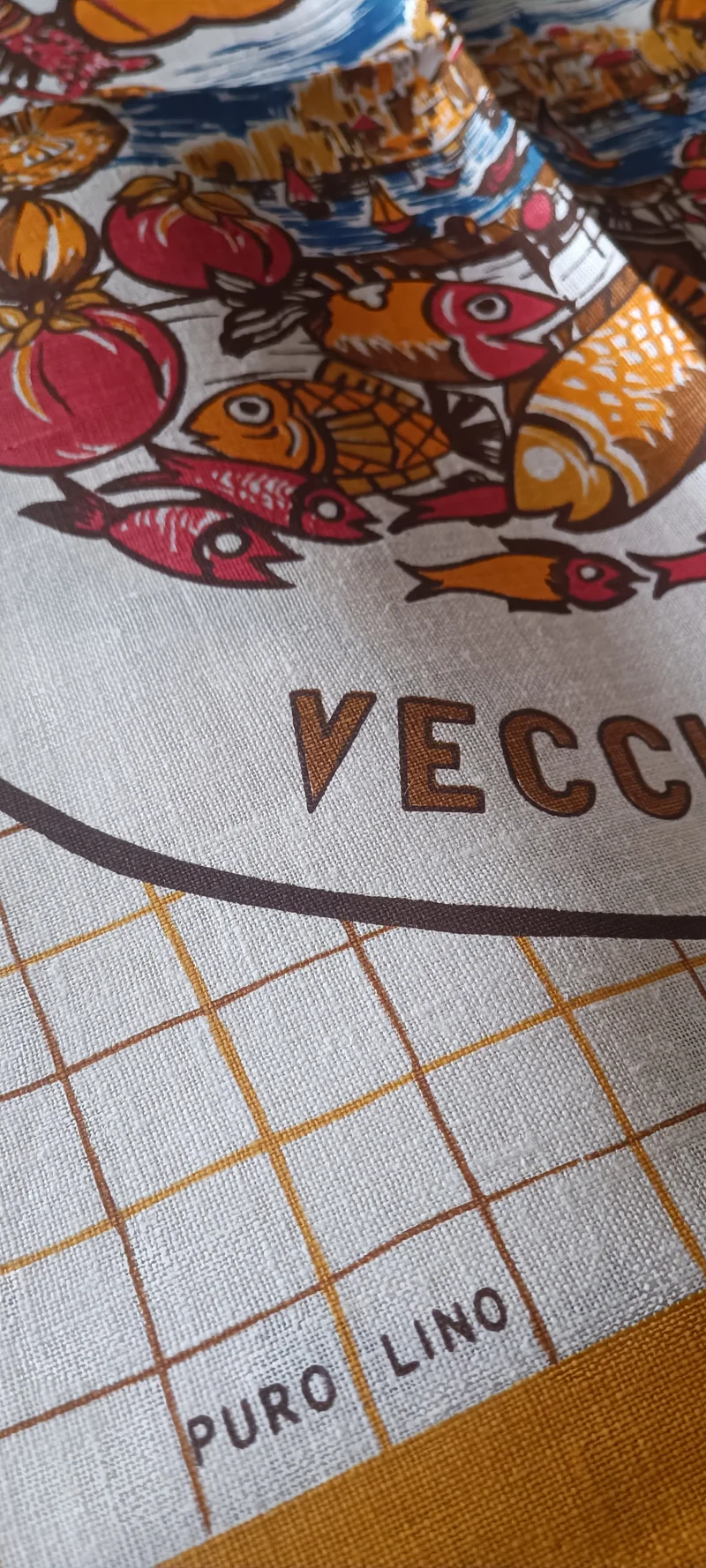 Strofinaccio vintage Vecchio Porto in puro lino. 100 g.
