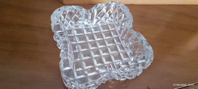 Vintage. Posacenere in cristallo. 700g.