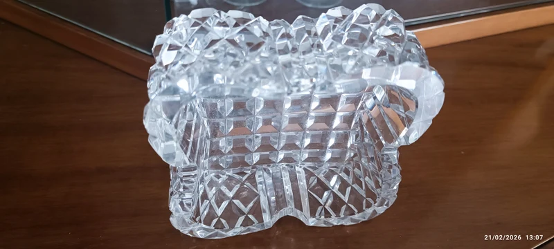 Vintage. Posacenere in cristallo. 700g.