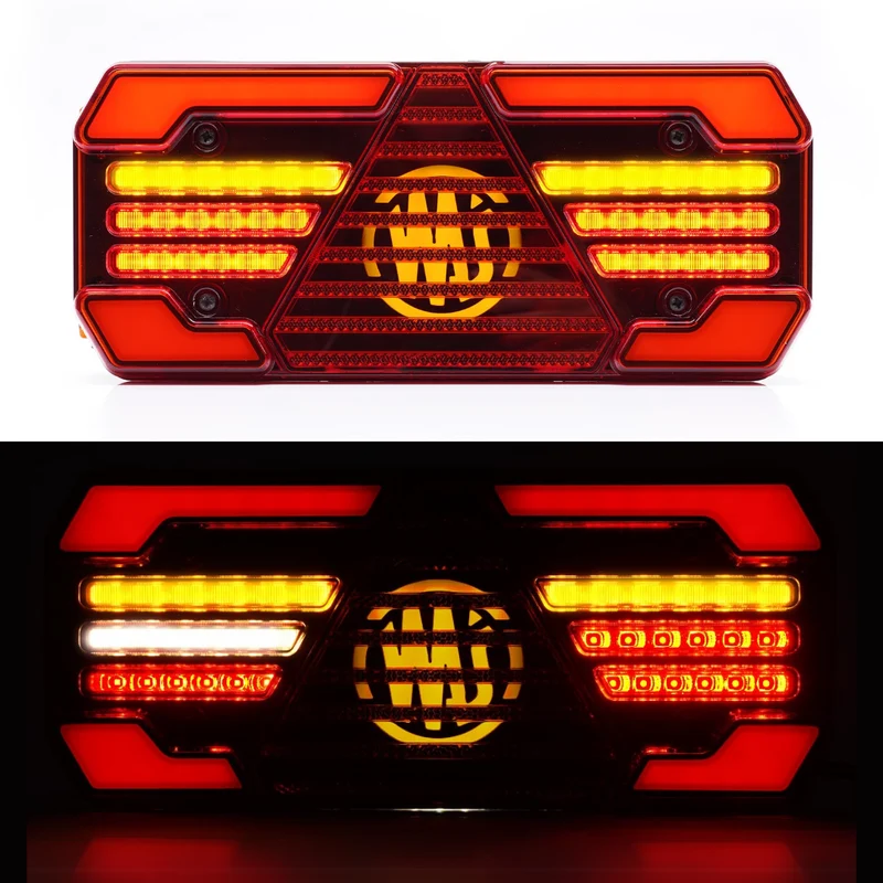 WAS W248DD Grande luce per rimorchio con indicatore dinamico / 12"