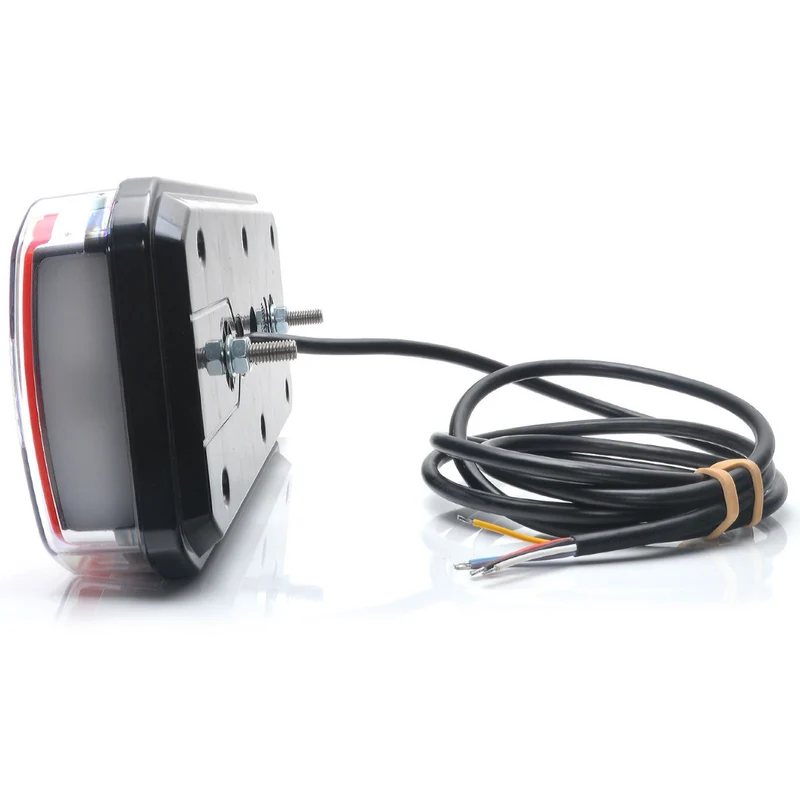 WAS W185DD S2 Grande luce al neon rettangolare per rimorchio con indicatore dinamico / 12"