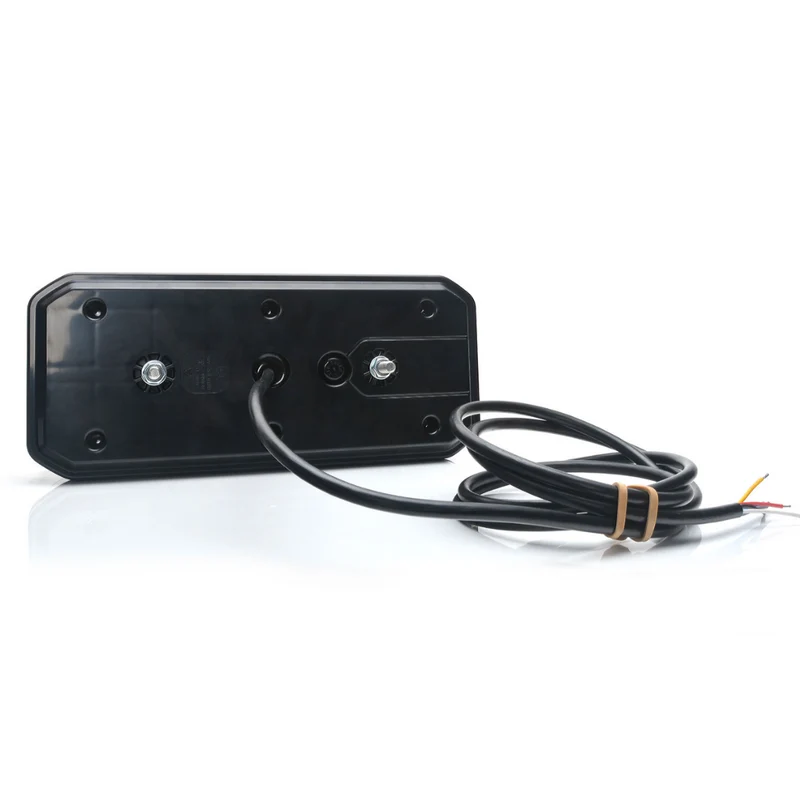 WAS W185DD S2 Grande luce al neon rettangolare per rimorchio con indicatore dinamico / 12"