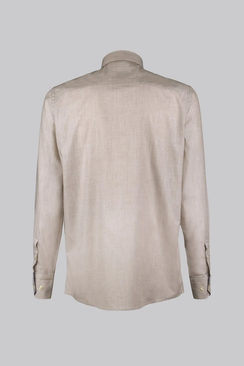 Camicia cotone fiammato