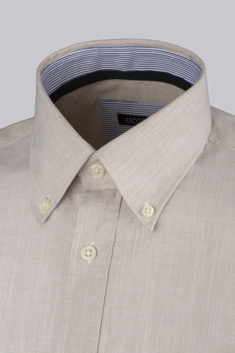 Camicia cotone fiammato