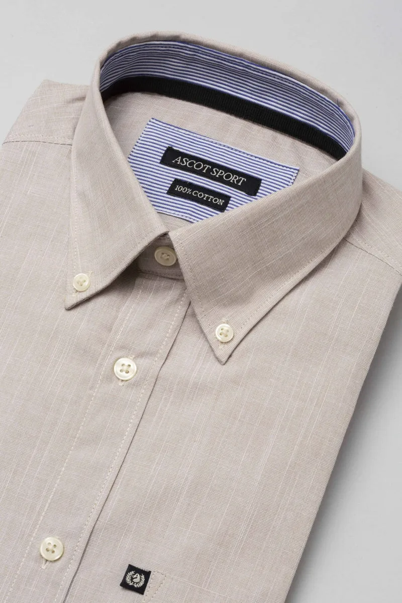 Camicia cotone fiammato