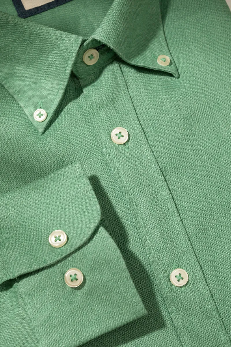 Camicia Button Down in 100% puro lino