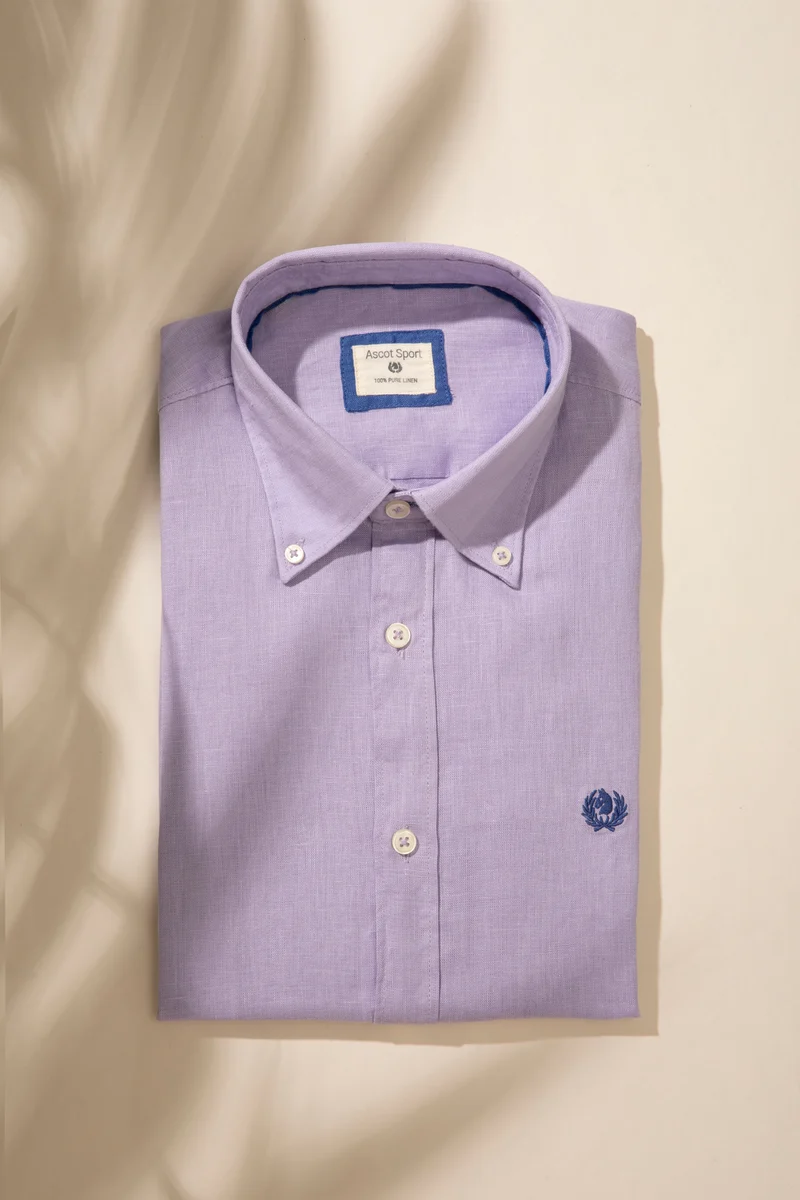 Camicia Button Down in 100% puro lino