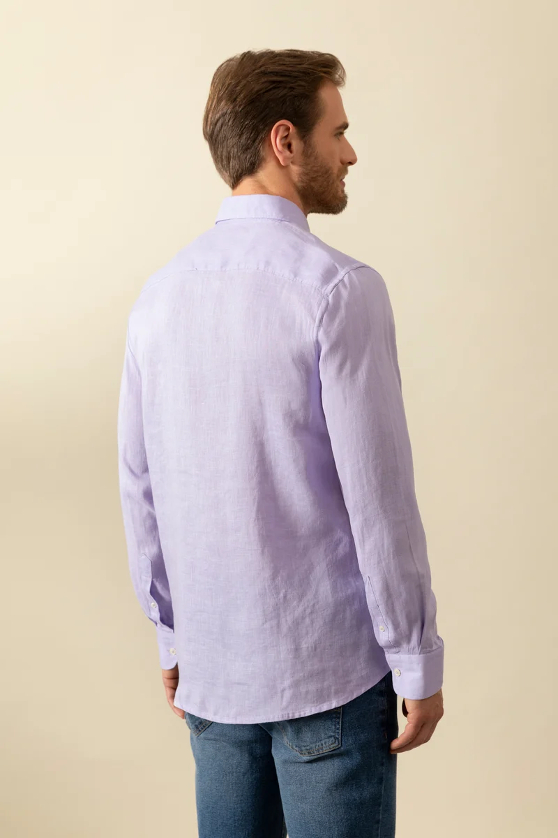 Camicia Button Down in 100% puro lino