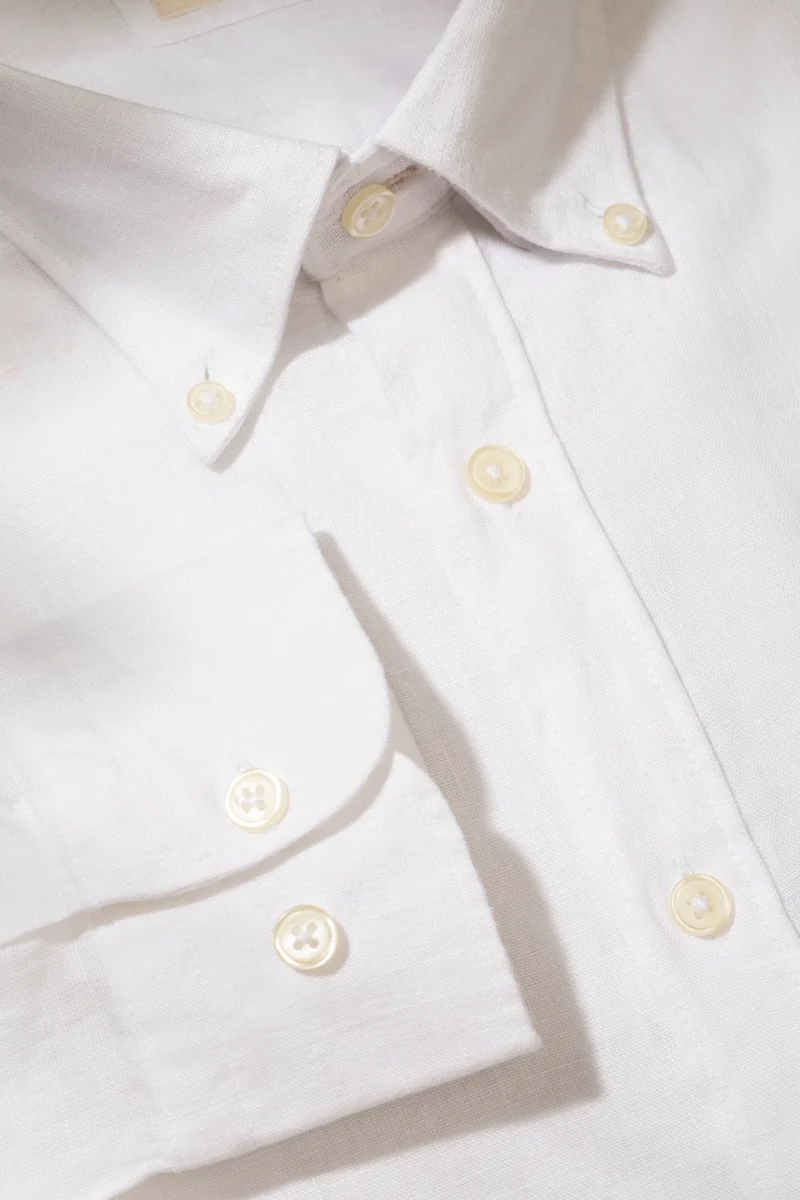 Camicia Button Down in 100% puro lino