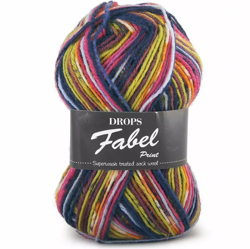 DROPS Fabel Print 901 caramelle
