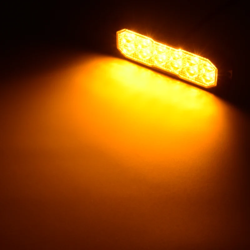 Luce stroboscopica a LED ad alta potenza Torlok Black Hawk / 12 LED a doppia fila