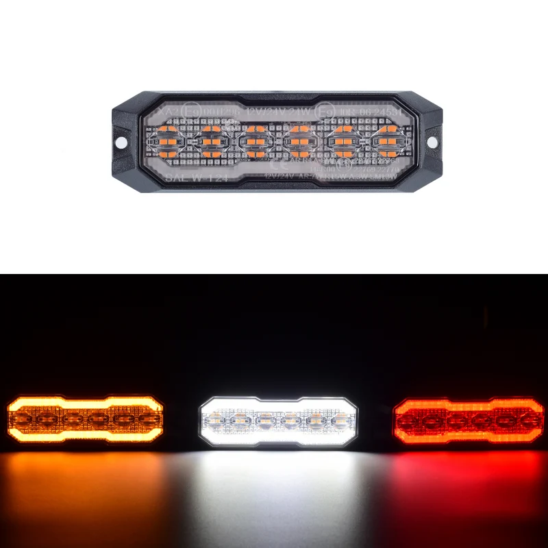 Luce di segnalazione a LED fumé Torlok Black Hawk con funzione stroboscopica