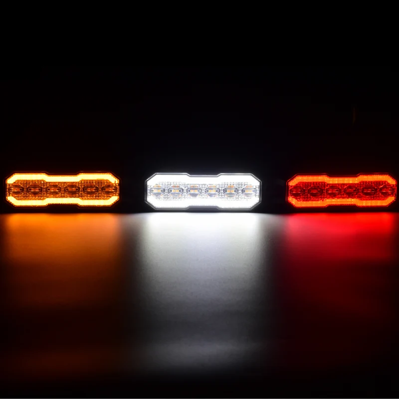 Luce di segnalazione a LED fumé Torlok Black Hawk con funzione stroboscopica