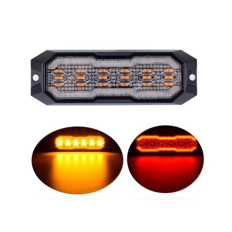 Luce di segnalazione a LED fumé Torlok Black Hawk con funzione stroboscopica