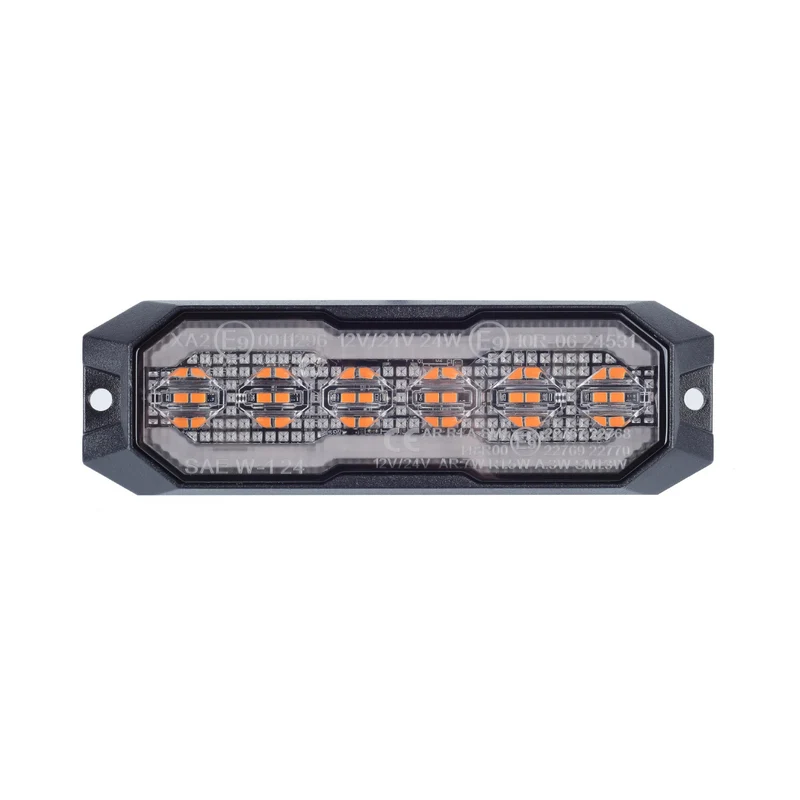 Luce di segnalazione a LED fumé Torlok Black Hawk con funzione stroboscopica