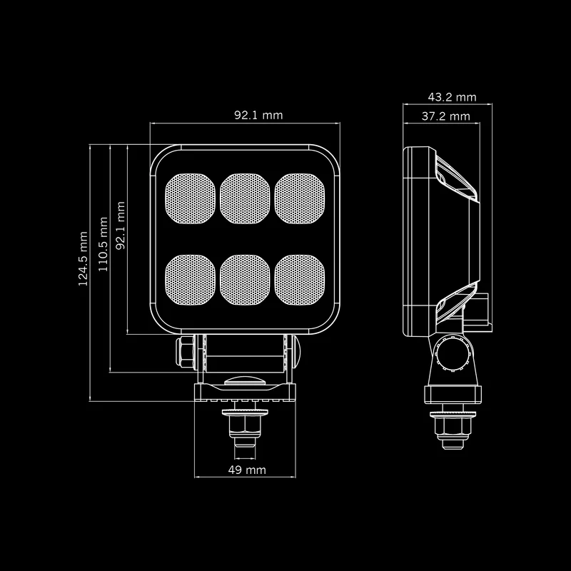 Lampada da lavoro a LED Strands Dark Knight Hardcore