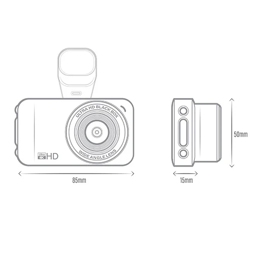 Dashcam intelligente Ultra HD 4K Maypole