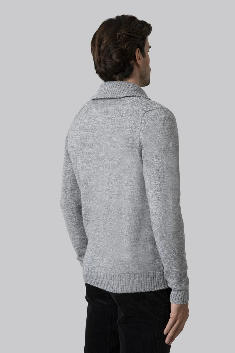Pullover mezza zip