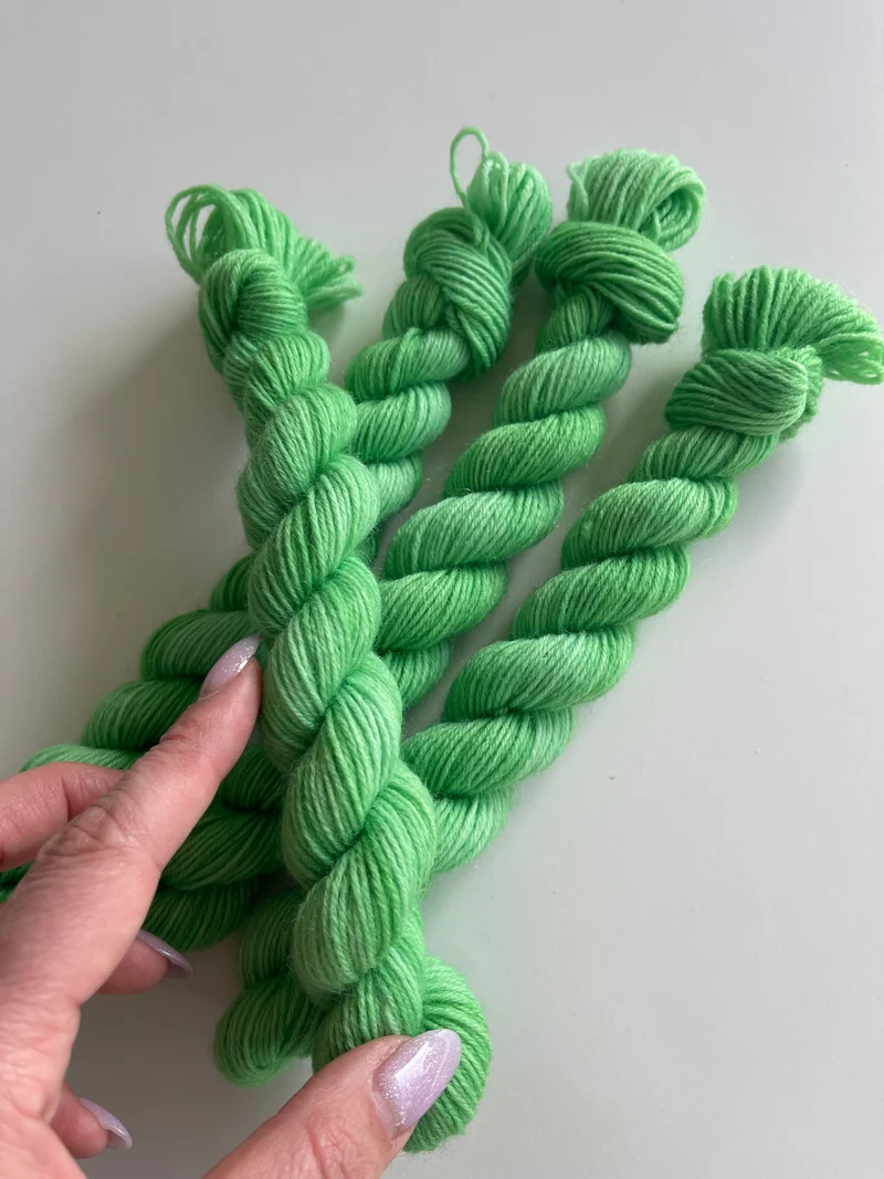 Campi di tulipani: mini verde mela
