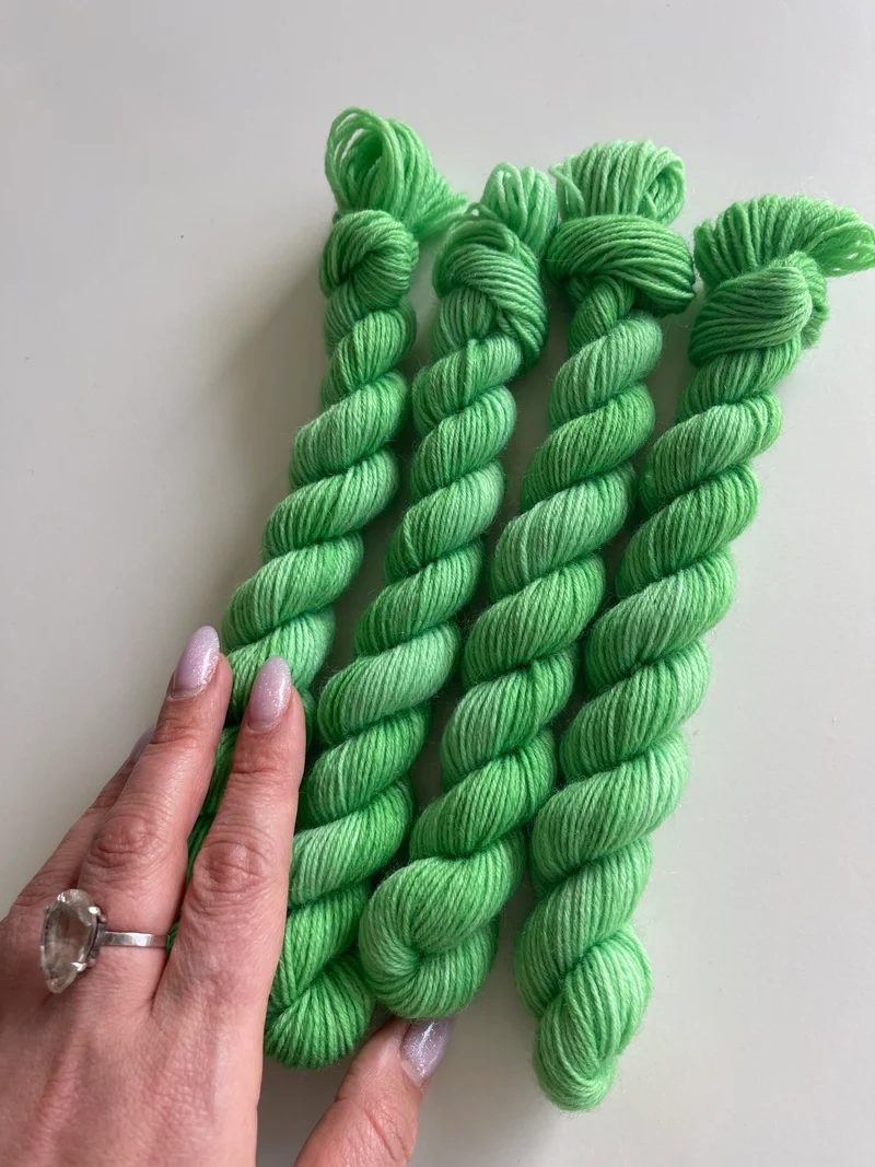 Campi di tulipani: mini verde mela