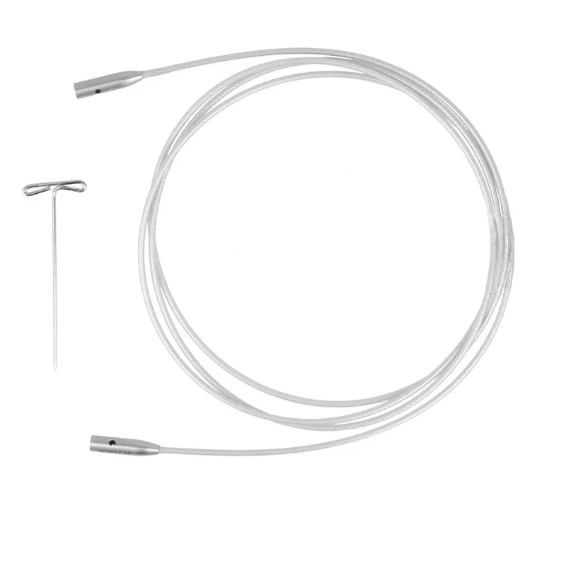 ChiaoGoo SWIV360 Cavo argento 75 cm