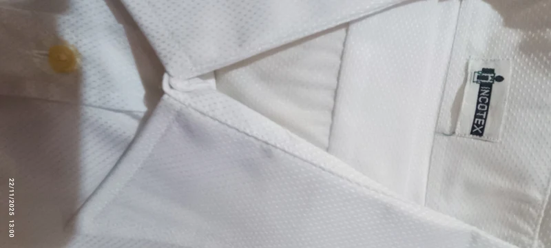 Camicia vintage Incotex, bianca, taglia 44(7,5) e 48(8,5). Elegante e raffinata in cotone pettinato. 400 g.