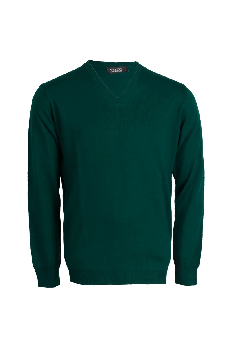 Pullover Made in Italy scollo a V