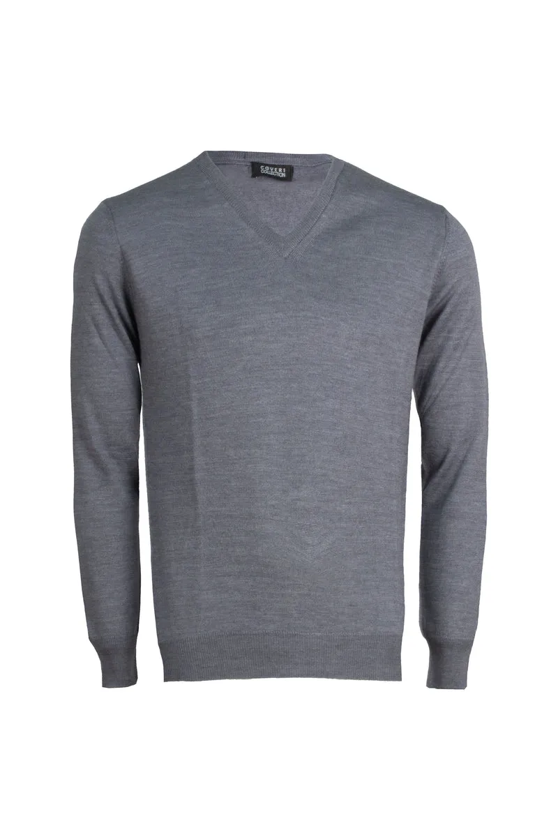 Pullover Made in Italy scollo a V