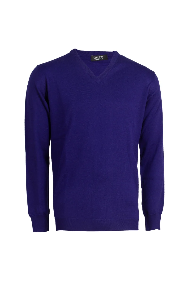 Pullover Made in Italy scollo a V