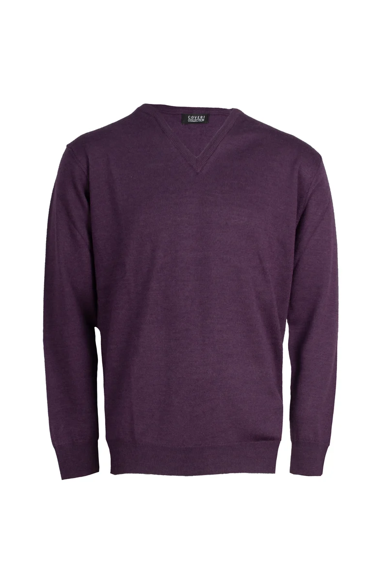 Pullover Made in Italy scollo a V