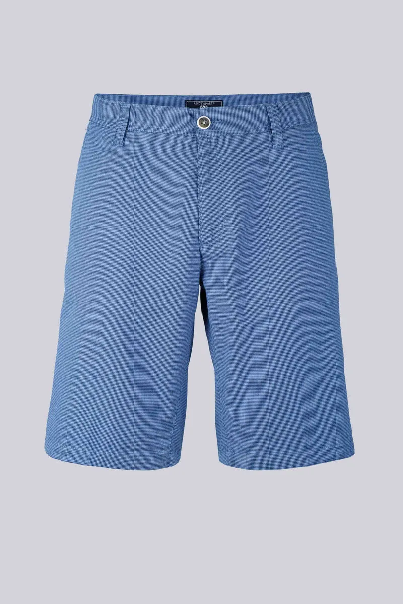 Pantaloncini con fantasia a quadri