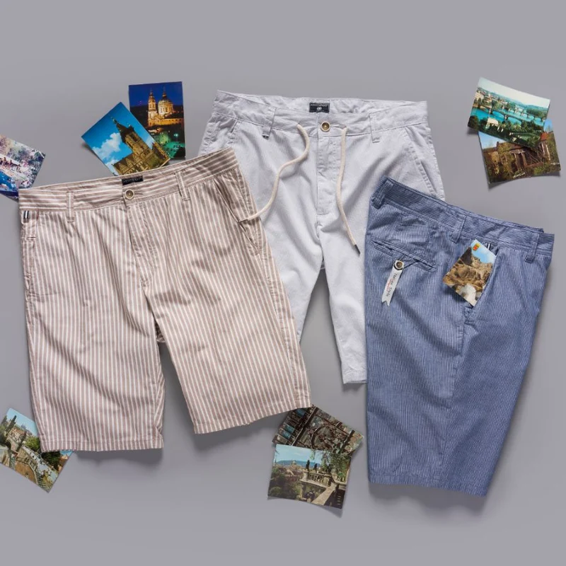 Pantaloncini a righe