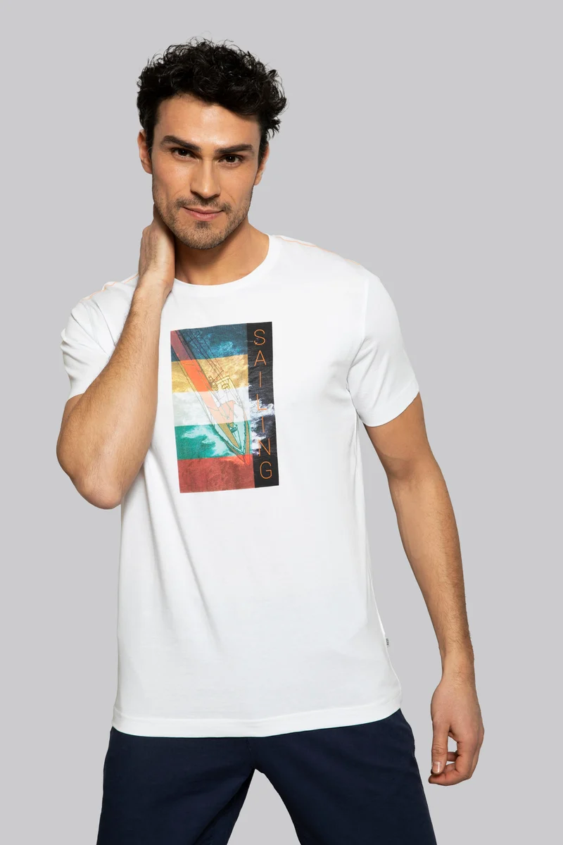T-shirt grafica 100% cotone