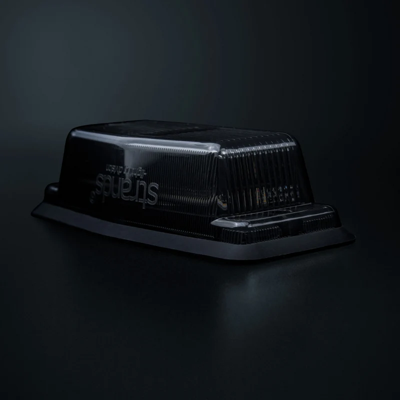 Strands Black Bullet Doppio bruciatore con luce stroboscopica / lente scura