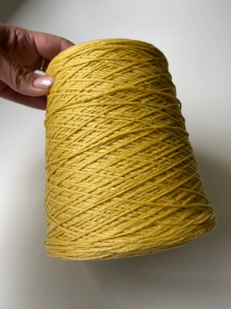 Piuma Cariaggi 100% Cashmere Italiano, Giallo 50 gr