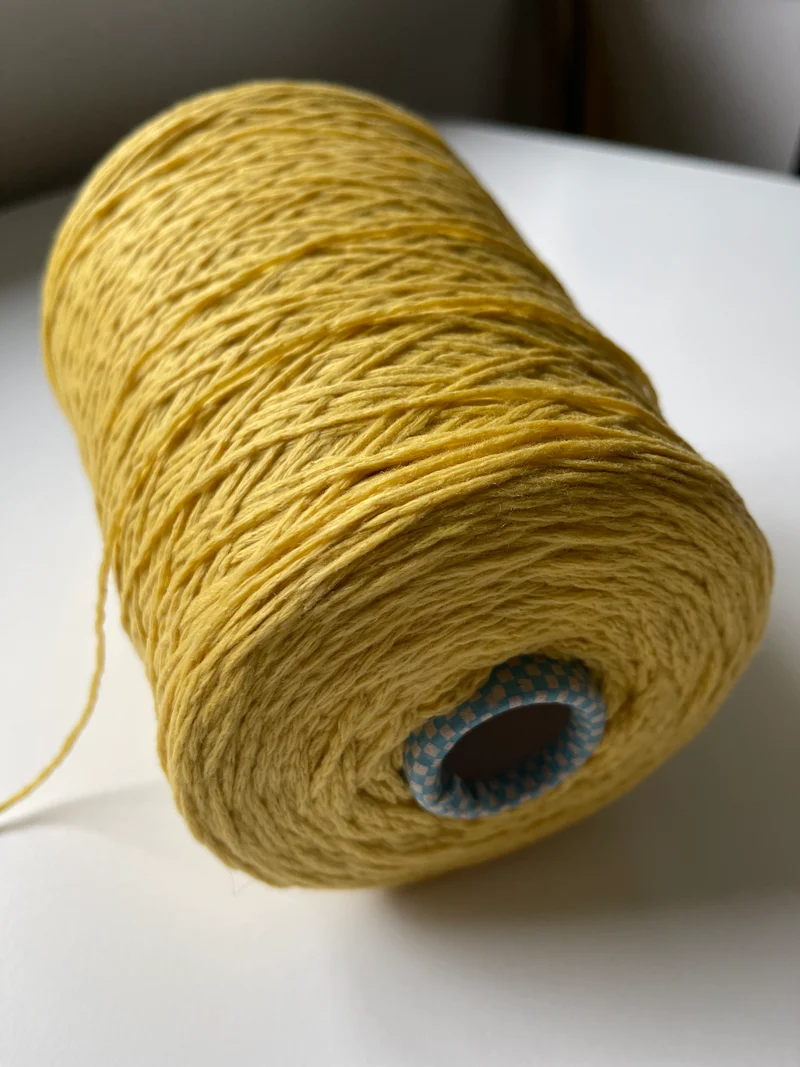 Piuma Cariaggi 100% Cashmere Italiano, Giallo 50 gr