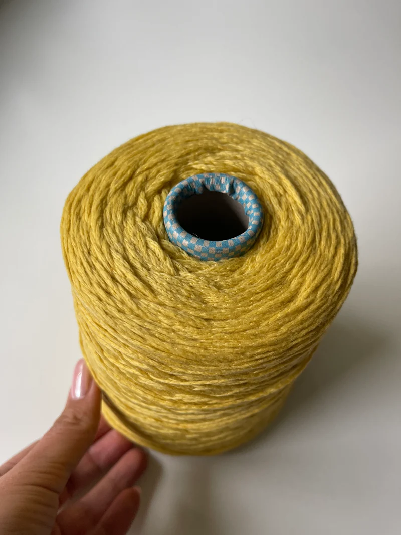 Piuma Cariaggi 100% Cashmere Italiano, Giallo 50 gr