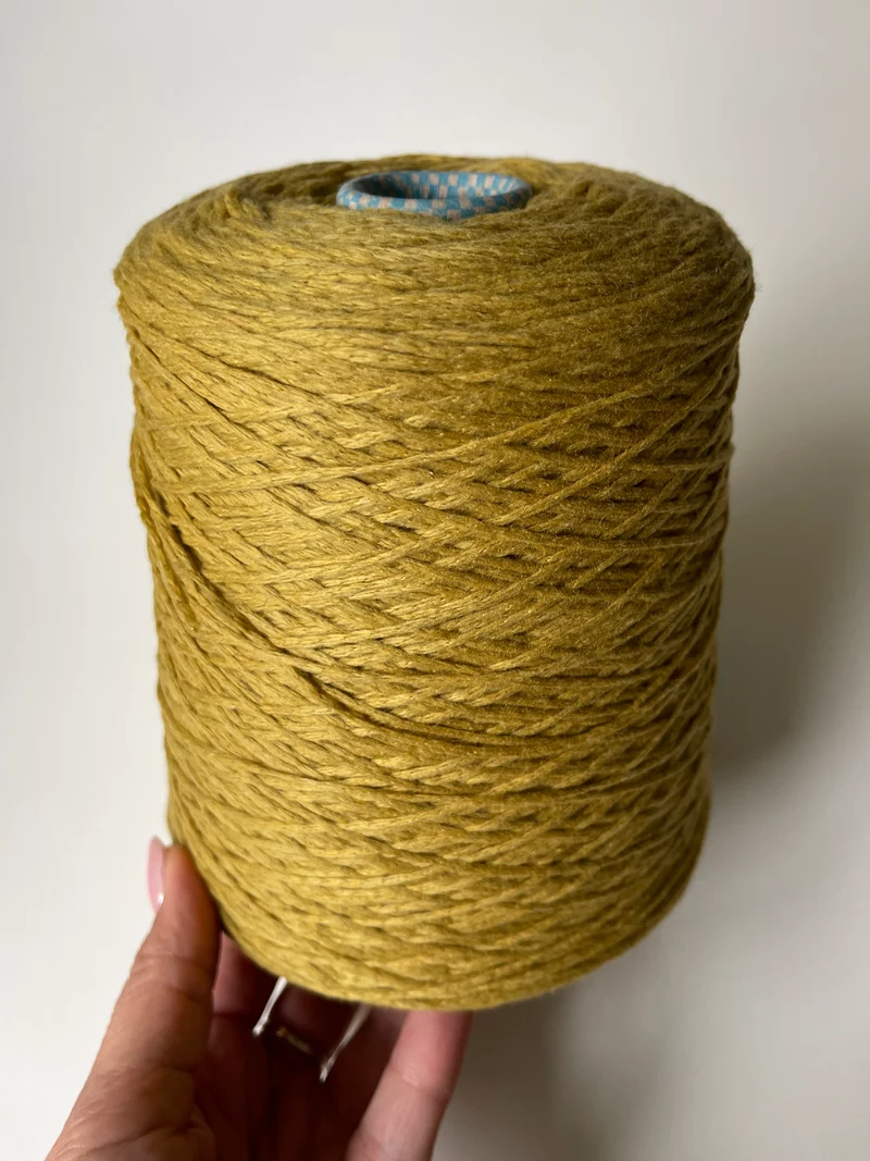 Piuma Cariaggi 100% Cashmere Italiano, Senape, 50 gr