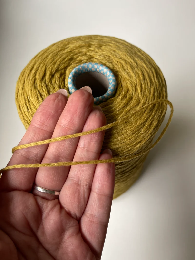 Piuma Cariaggi 100% Cashmere Italiano, Senape, 50 gr