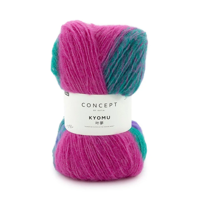 Concept Kyomu 301 Fucsia-Blu acqua-Lilla