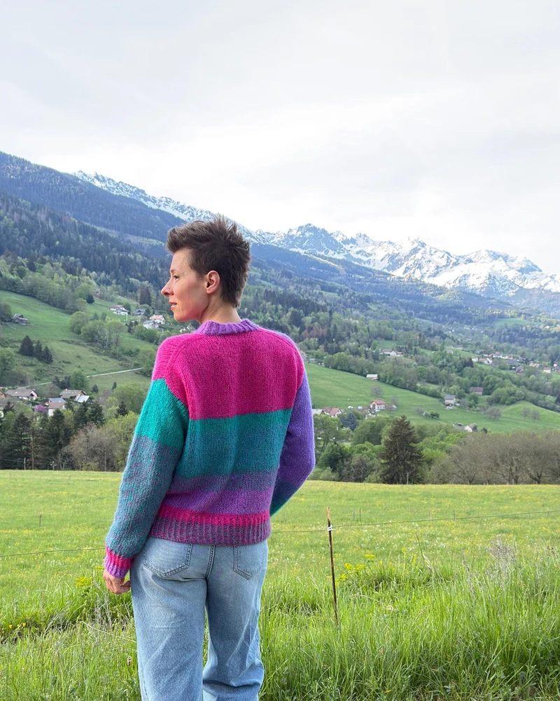 Concept Kyomu 301 Fucsia-Blu acqua-Lilla