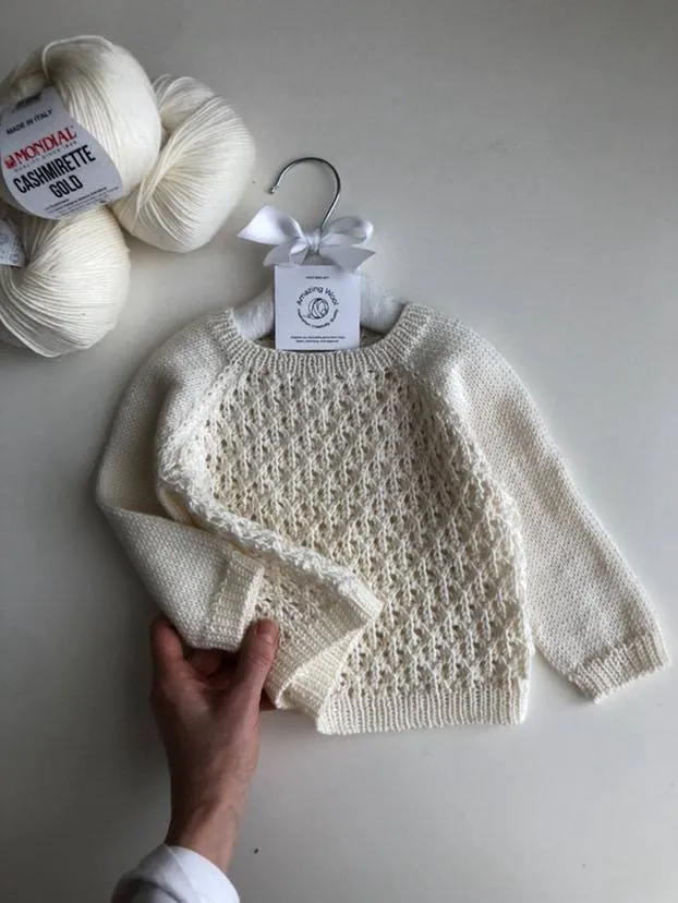 KIT per maglia (FILATO + PDF) "Maglione Canterbury"