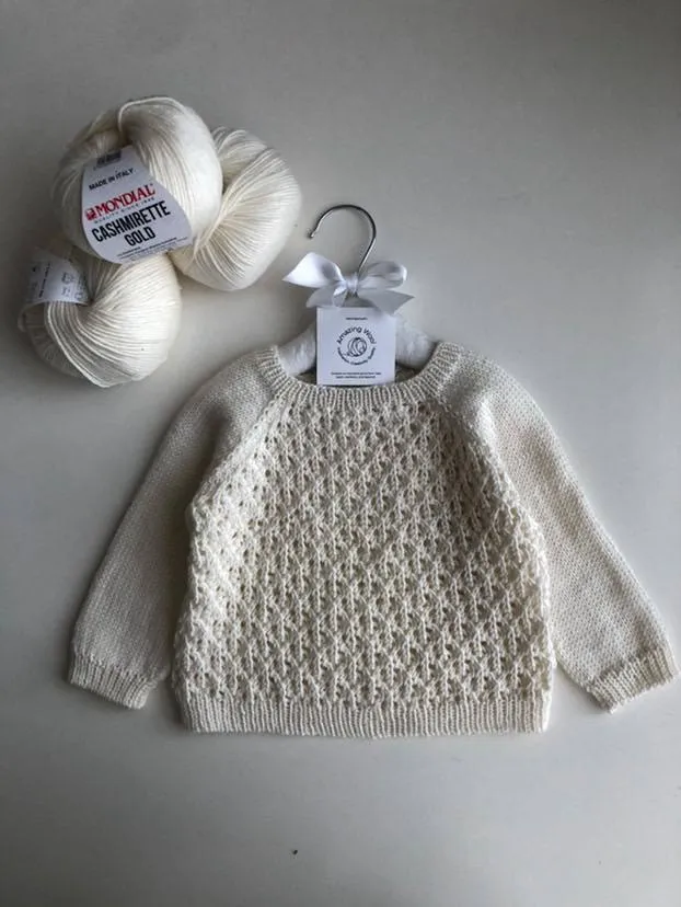 KIT per maglia (FILATO + PDF) "Maglione Canterbury"
