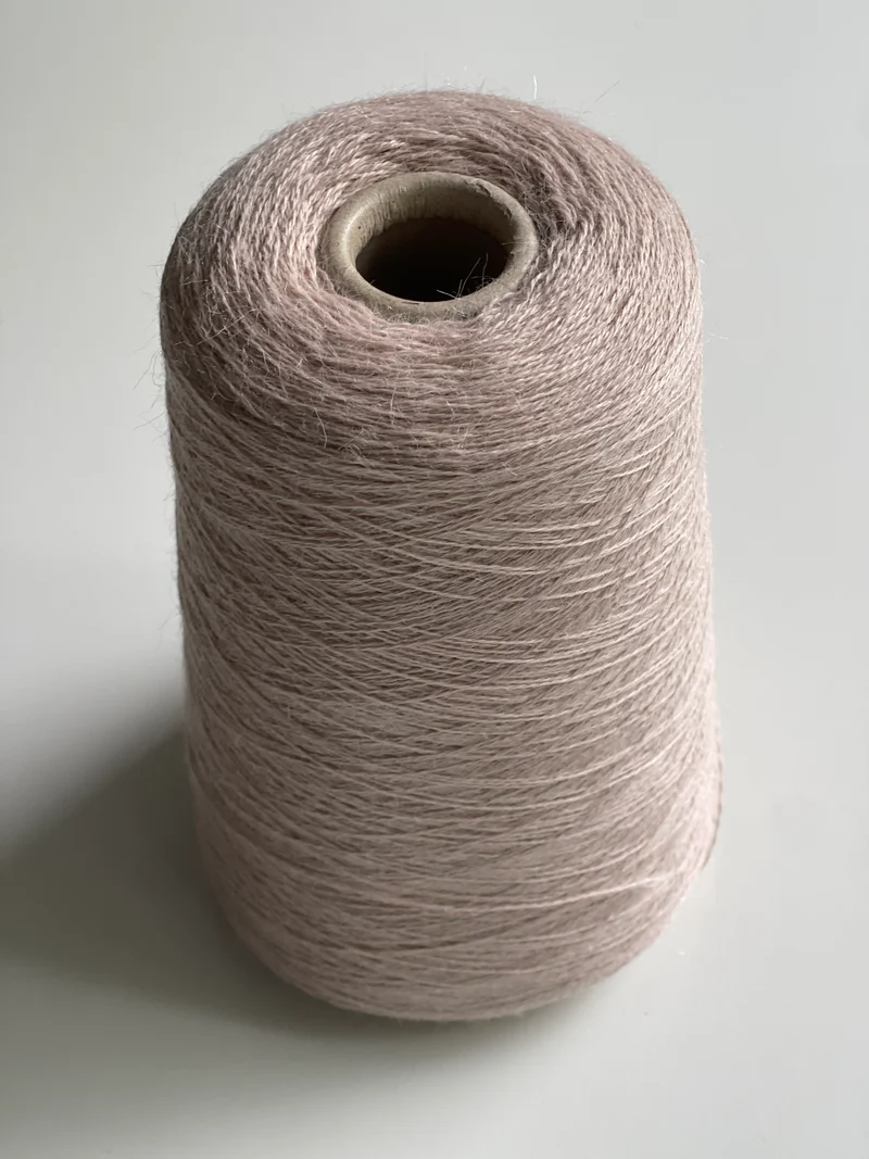 100% Baby alpaca Malva nebbia