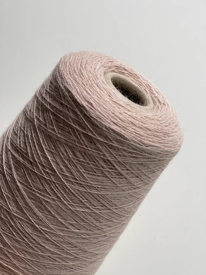 100% Baby alpaca Malva nebbia