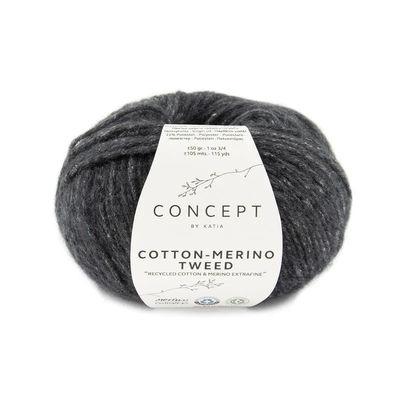 katia cotton-merino tweed