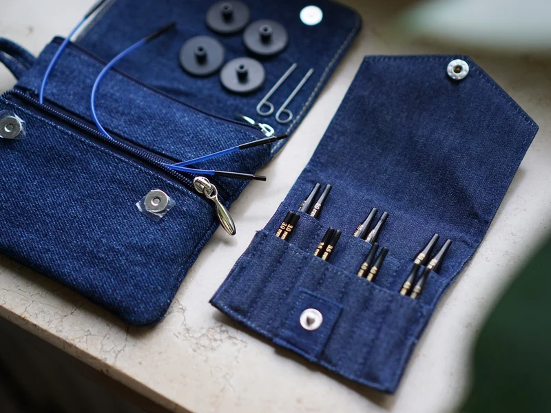 knit pro denim (indigo) ultra corto