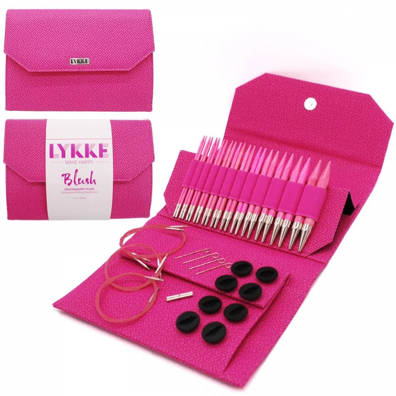 lykke set 12,5 cm (5") fard, magenta, cremisi