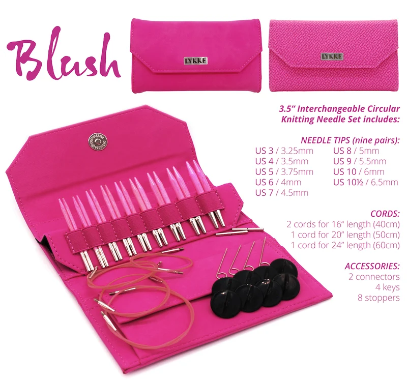 lykke set 9 cm (3,5") fard, magenta, cremisi