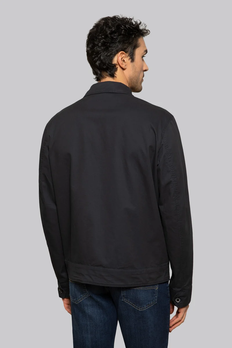 Giubbino in cotone con chiusura zip